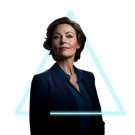workload-identities Older white woman with force field triangle
